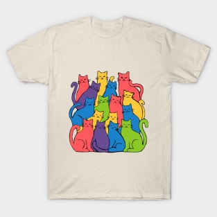 rainbow cats T-Shirt